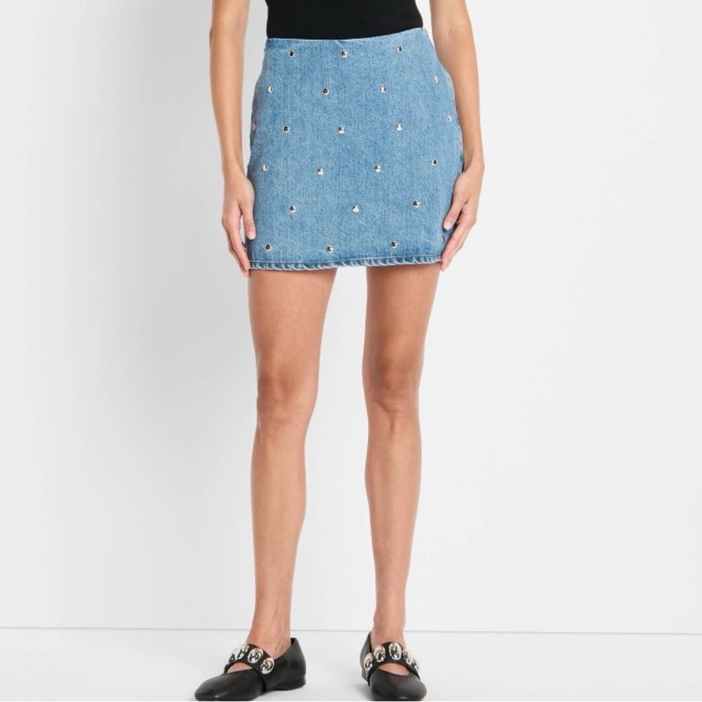Future Collective Denim Skirt